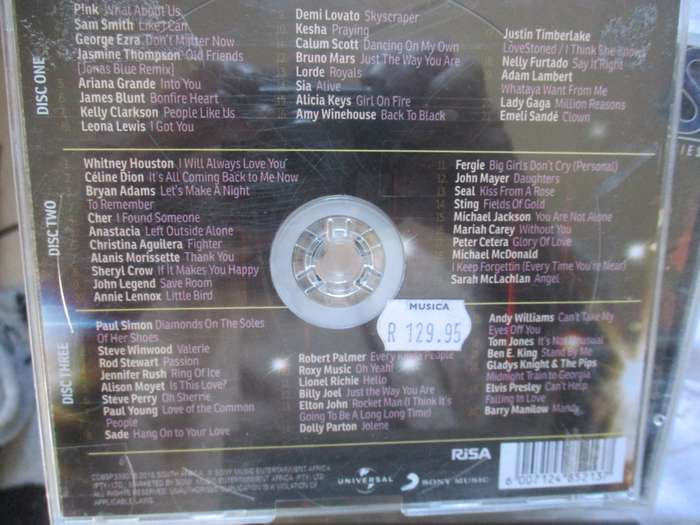 now thats what  i call a singer triple cd