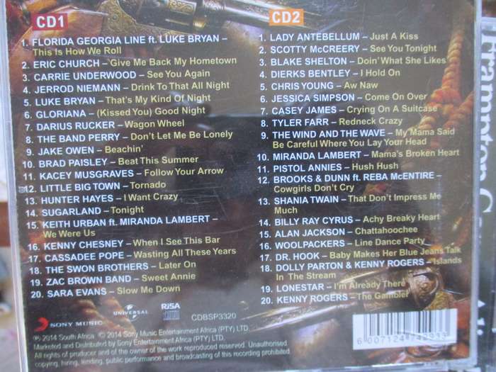 now thats what i call country volume two double cd