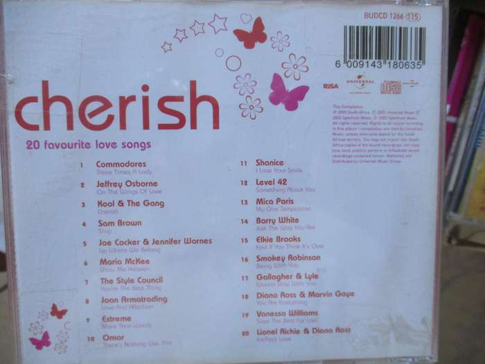 cherish 20 favourite love songs