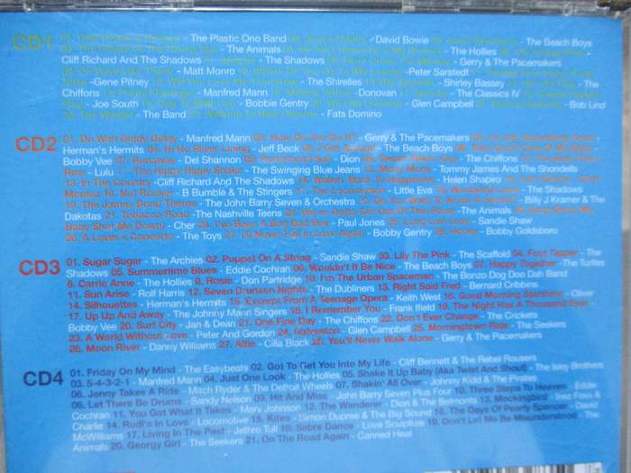100 60s hits 4 cd box