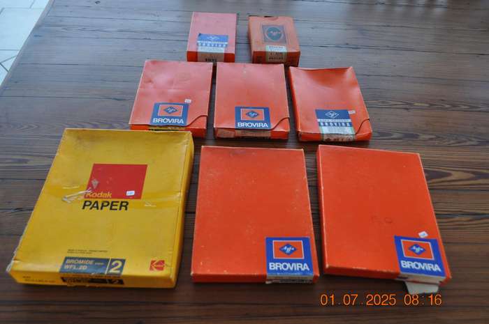 Kodak and Agfa Photographic Paper (as is)