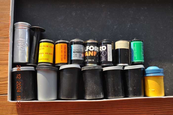 Vintage Empty 35mm Film Cartridges
