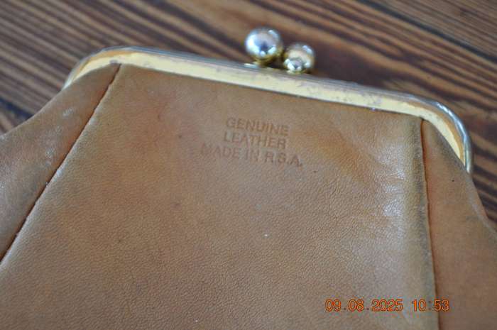 Vintage Coin Purse Made In SA