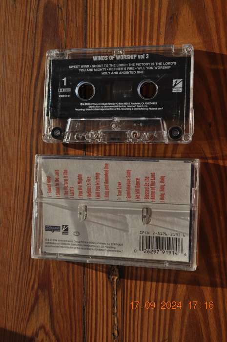 Winds Of Worship - Live From Toronto Canada (Cassette)
