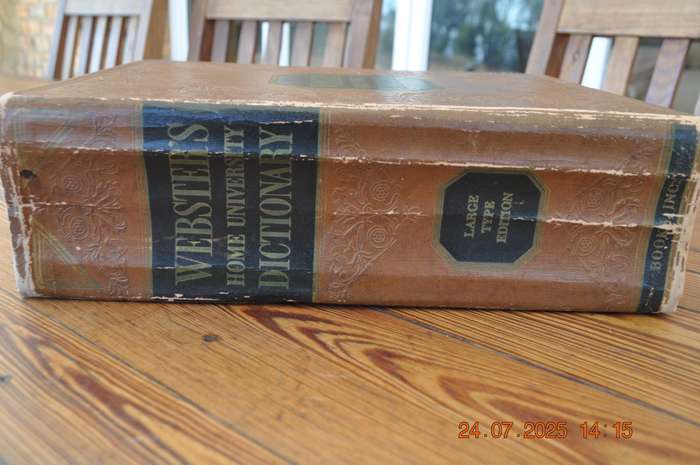 Vintage Websters Home University Dictionary