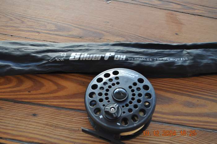Silver Fox Fly Fishing Rod Stealth Reel