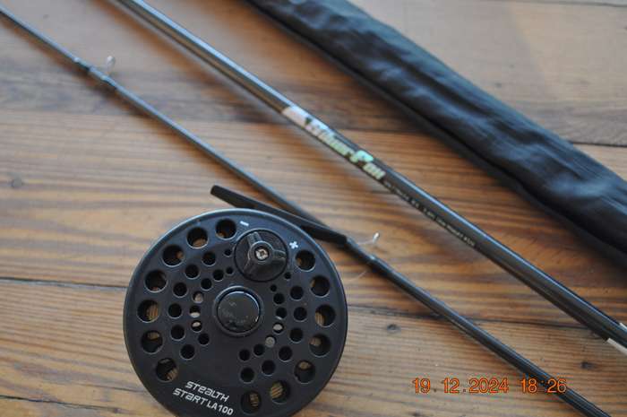 Silver Fox Fly Fishing Rod Stealth Reel