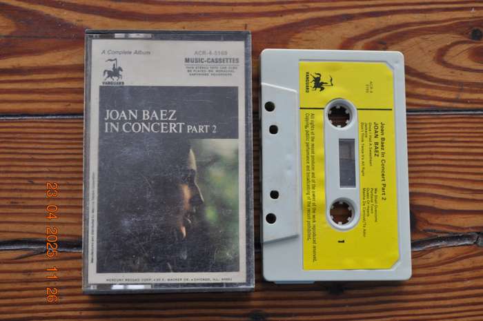 Joan Baez - In Concert : Part 2 (Cassette)