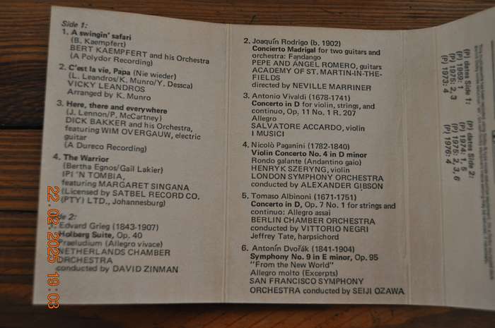 Phillips Demonstration Tape (Cassette)