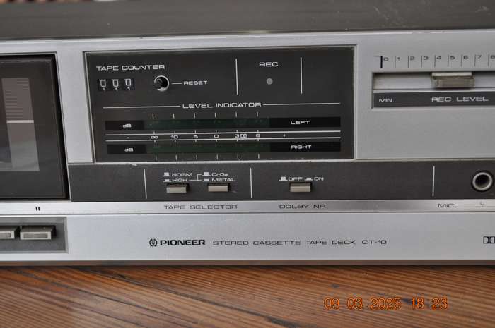 Pioneer Cassette Player CT-10 Selling As Is