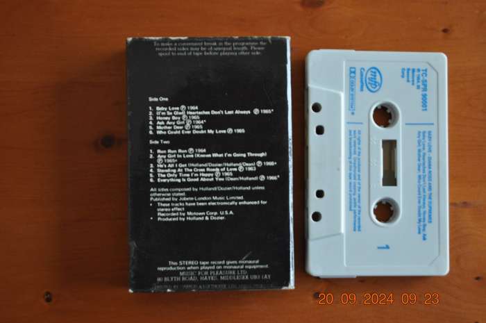 Diana Ross And The Supremes - Baby Love (Cassette)