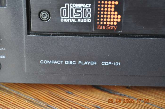 Vintage Rare Sony CDP -101 CD Player For Parts Or Repair