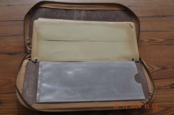 Vintage Leather Document Holder