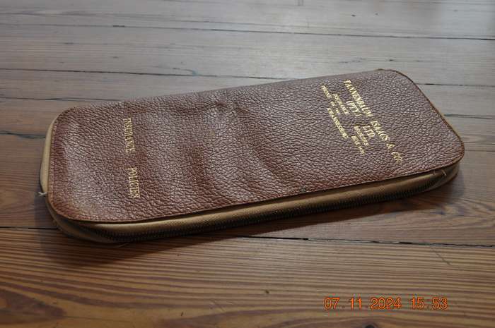 Vintage Leather Document Holder