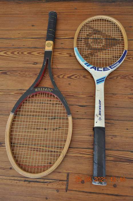 Vintage Wooden Tennis Rackets X 2