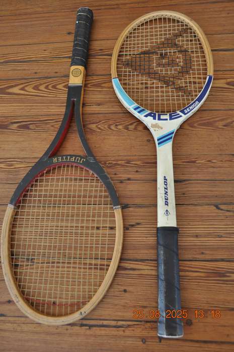 Vintage Wooden Tennis Rackets X 2