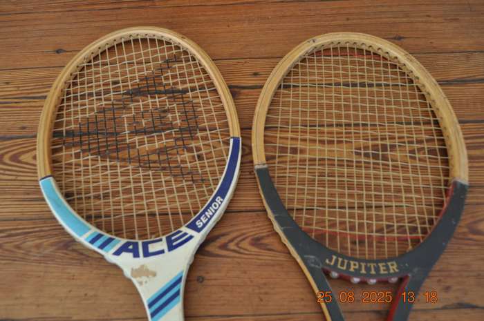 Vintage Wooden Tennis Rackets X 2