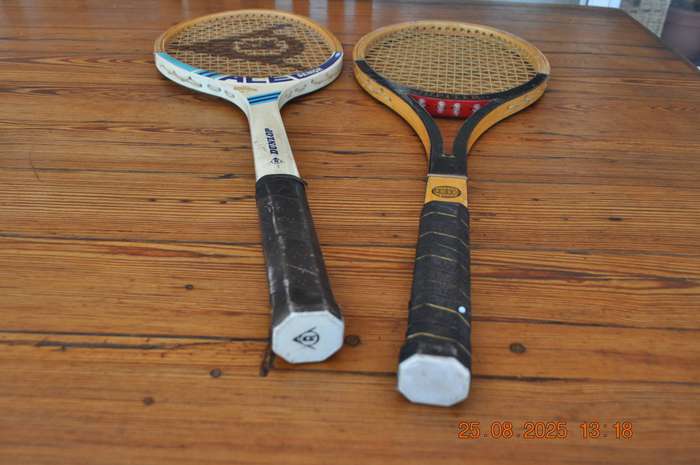 Vintage Wooden Tennis Rackets X 2