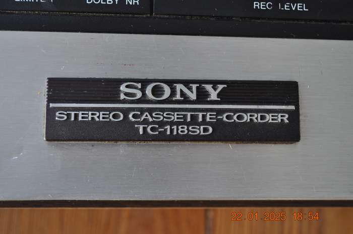 Vintage Sony Stereo Cassette Deck (no sound)