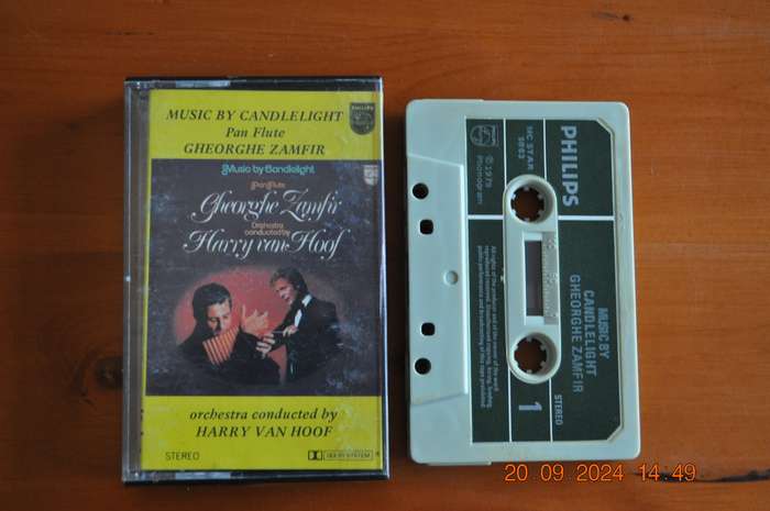 Gheorghe Zamfir And Harry Van Hoof - Music By Candlelight (Cassette)