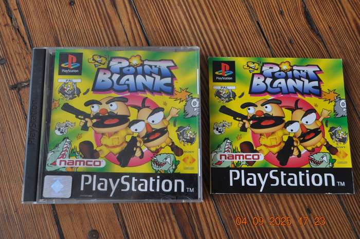 Sony Ps1 Point Blank  No Game  User Manual Only