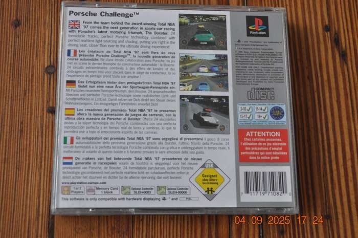 Porsche Challenge Sony PS1 Pal