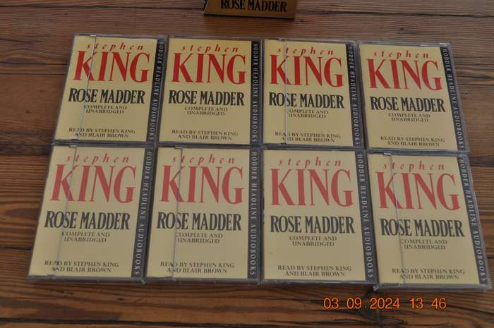 Stephen King  Rose Madder Audio Books On Cassette
