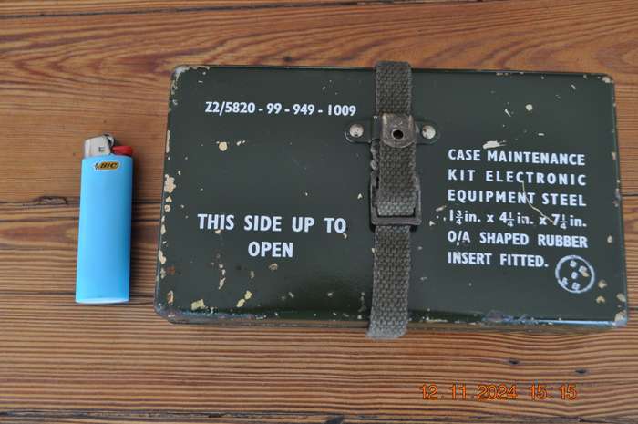 Vintage Military Spares Kit Case ww2 Jeep