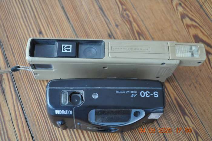 Vintage Film Cameras Ricoh and Kodak (as is)