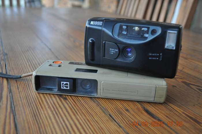 Vintage Film Cameras Ricoh and Kodak (as is)