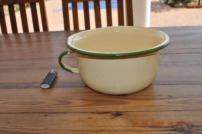 Vintage Enamel Potty