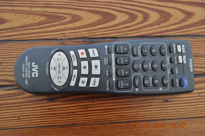 Original JVC TV VCR Remote Control LP20337-013