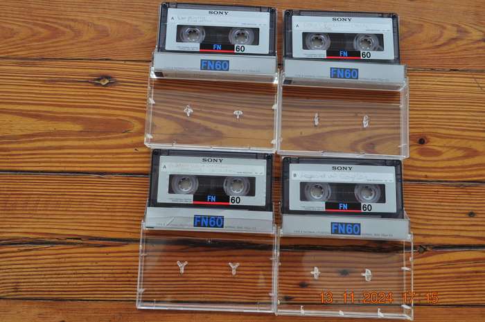 Old School Sony FN 60 Cassettes