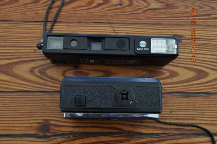 Vintage Minolta and Halina Film Cameras (as is)