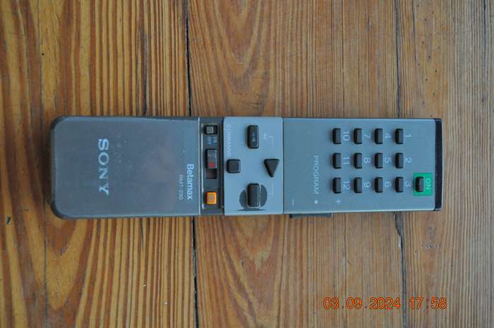 Vintage Original Sony Betamax RMT-230 Remote Control