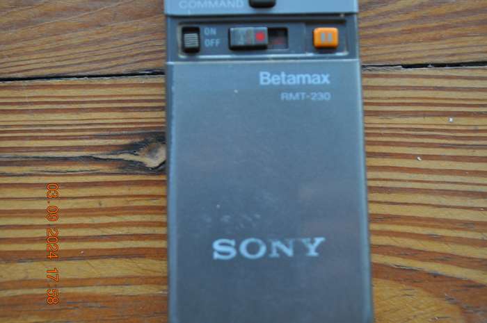 Vintage Original Sony Betamax RMT-230 Remote Control