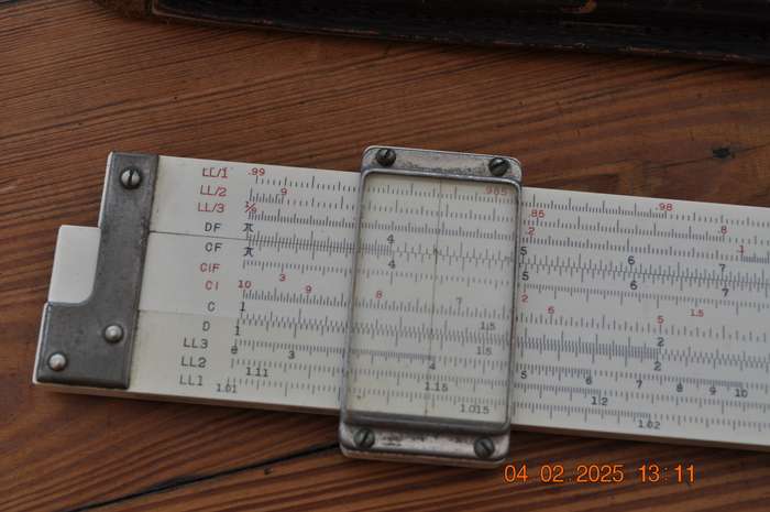Vintage Sun Hemmi No 259 Slide Ruler