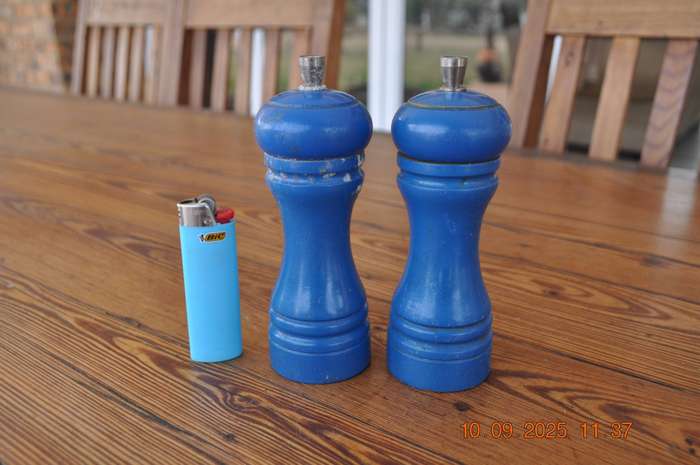 Vintage Marlux Salt and Pepper Grinders Made In France