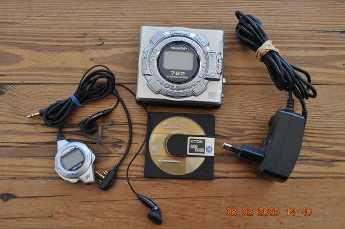 Sharp Minidisc MD-MS722H Recorder Player