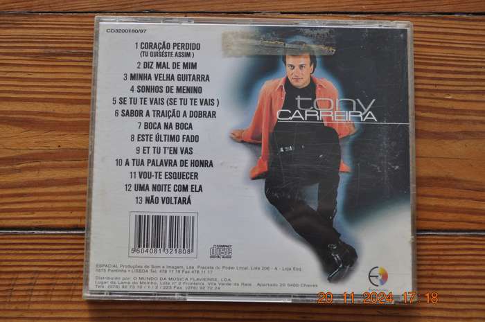 Tony Carreira - Coracao Perdido (Cd Portuguese)