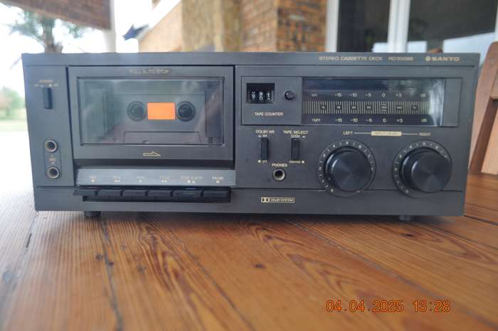 Vintage Sanyo Stereo Cassette Deck Player