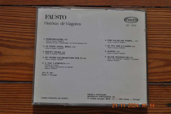 Fausto - Historias De Viageiros  (Cd Portuguese)