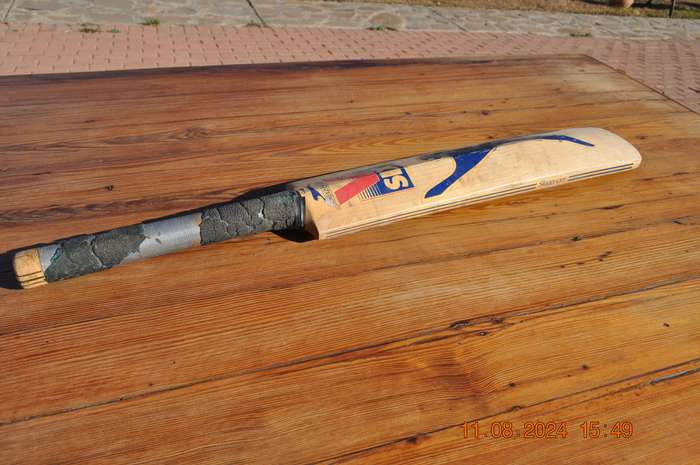 Vintage Slazenger V Six Signed Cricket Bat