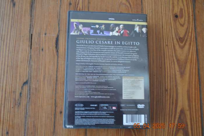 Handel  Giulio Cesare Opus Arte 3 Disc DVD