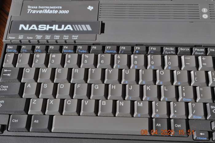 Vintage Texas Instruments 386SX Notebook Computer