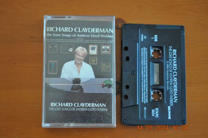 Richard Clayderman - The Love Songs Of Andrew Lloyd Webber (Cassette)