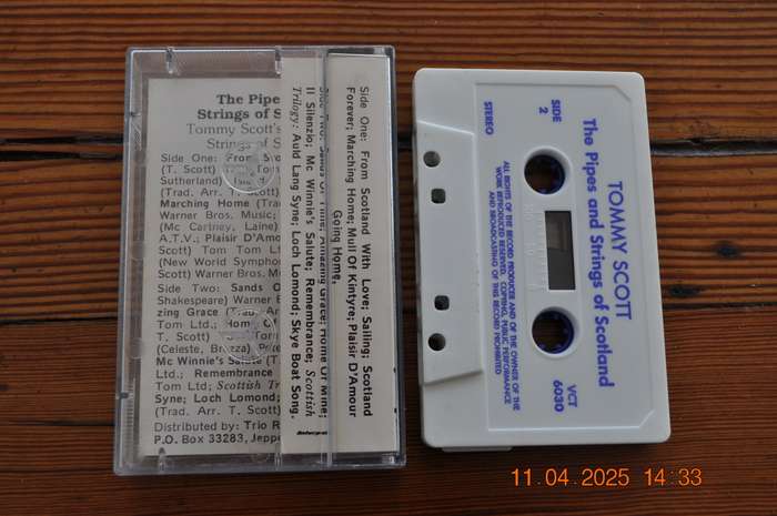 Tommy Scott's Pipes And Strings Of Scotland - The Pipes And Strings Of Scotland (Cassette)