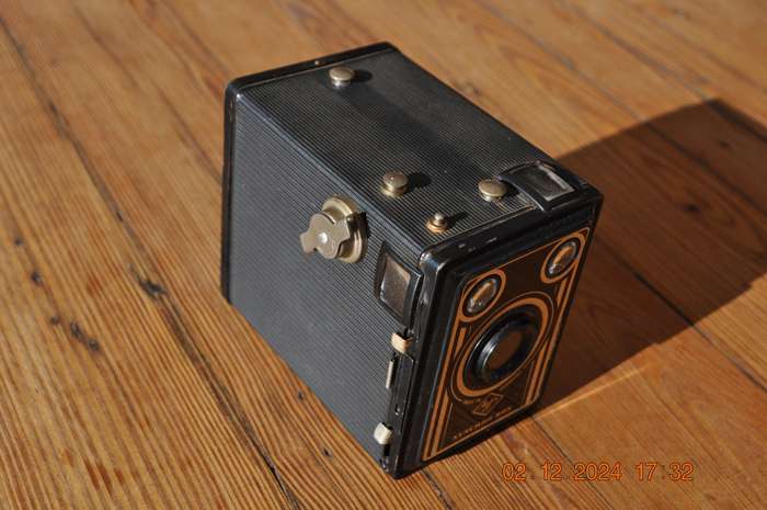 Vintage Agfa Synchro Box Camera Made In Germany