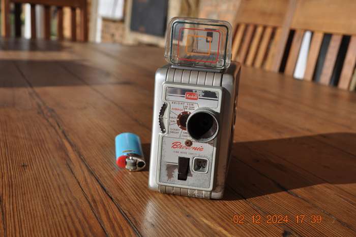 Vintage Kodak Brownie 8mm Movie Camera