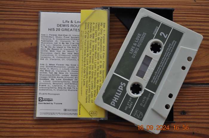 Demis Roussos - Life & Love : His 20 Greatest Songs (Cassette)